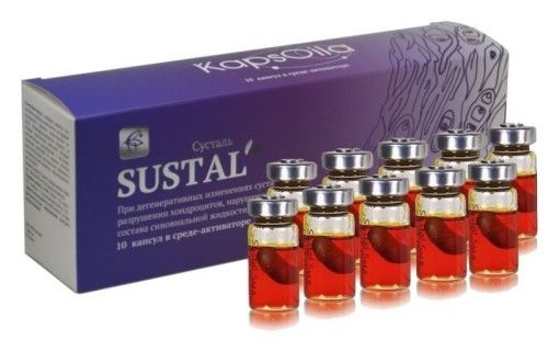 Сусталь KapsOila 10 капсул в среде-активаторе Сашера-Мед