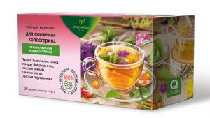 Чайный напиток Для снижения холестерина Алтай-Селигор 20 пакетиков