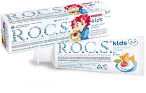 R.O.C.S. kids Зубная паста Фруктовый рожок со вкусом мороженого, 45 г