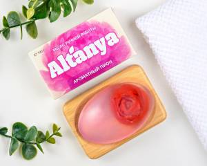 Мыло АЛТАНИЯ ручной работы Ароматный пион 100г