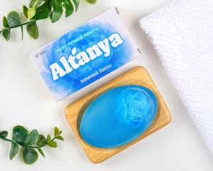 Мыло ручной работы Зимний пион Алтания 100г