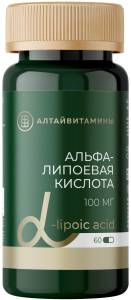 Альфа-липоевая кислота Алтайвитамины 60 капсул