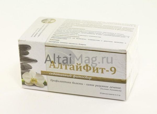 Алтайфит-9 седативный чайный напиток 20 пакетиков фотография